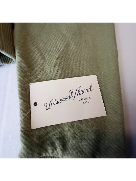 Universal Thread Womens Sage Green Pullover Sweatshirt Cotton Modal Blend Size L - Picture 7 of 12